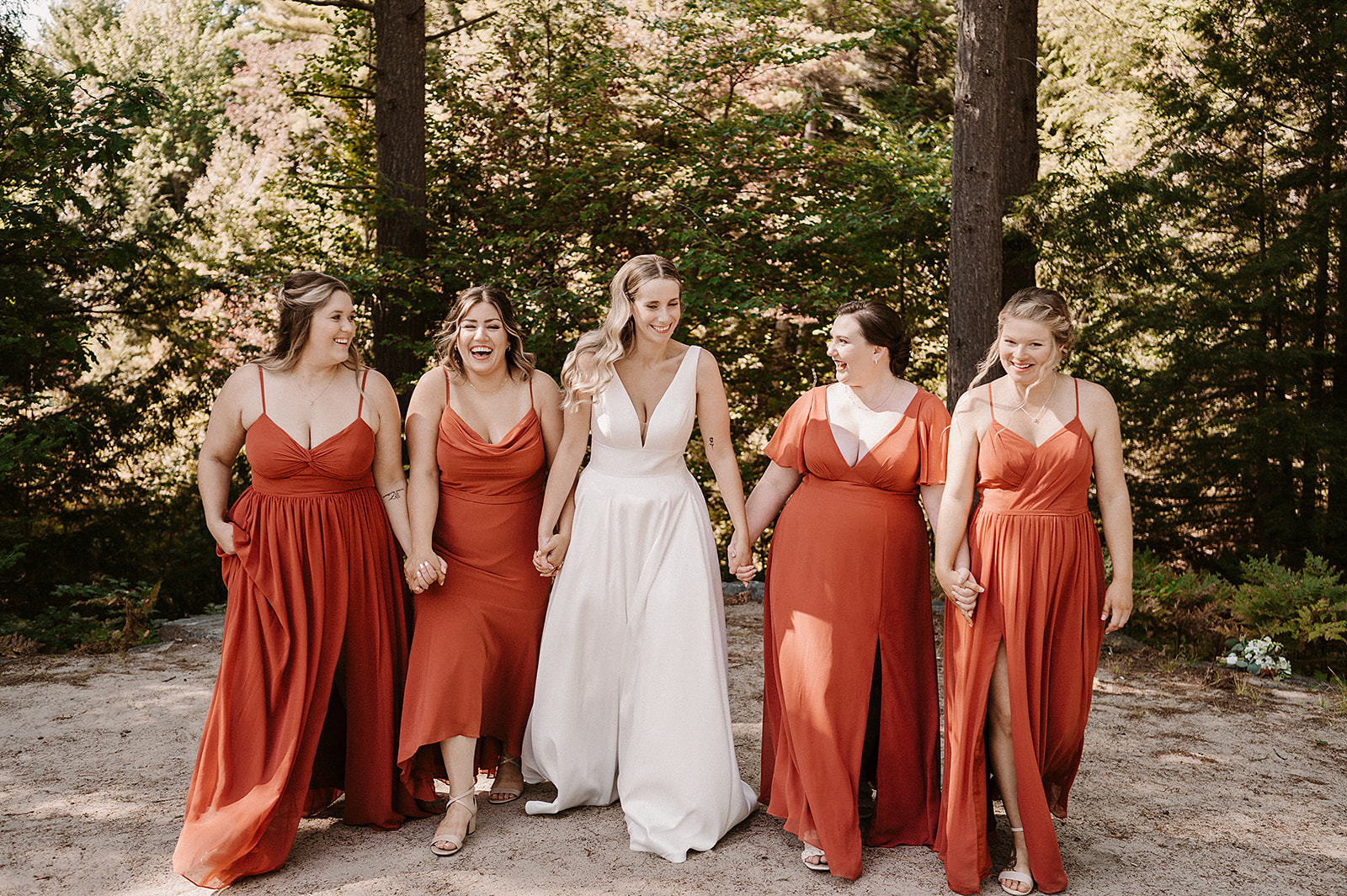 Bridal party portraits - Muskoka wedding